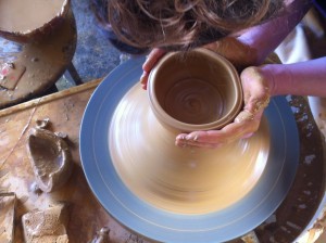pottery at San Antonio Womens' group