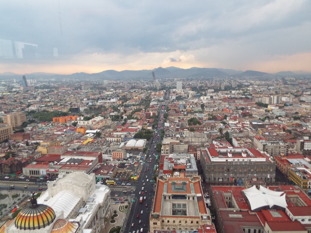 view from Torre Latinoamericana lydia carey