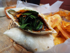 Spinach Vegan Lisa Simpson @ Pan Comido