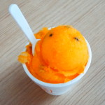 maracuya sorbet at Teposnieves in la morera