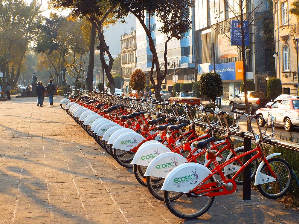 biking in mexico city